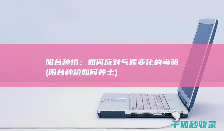 阳台种植：如何应对气候变化的考验 (阳台种植如何养土)