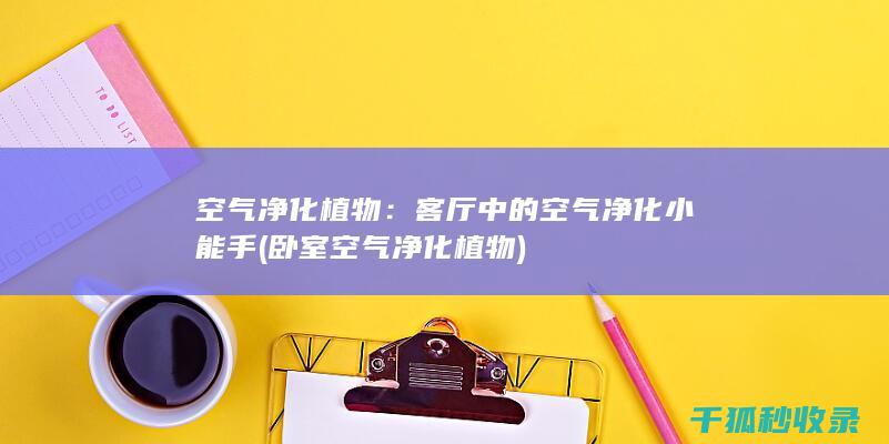 空气净化植物：客厅中的空气净化小能手 (卧室空气净化植物)
