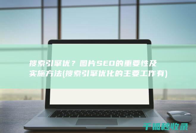 搜索引擎优？图片SEO的重要性及实施方法 (搜索引擎优化的主要工作有)